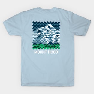 Mount Hood Oregon Abstract T-Shirt